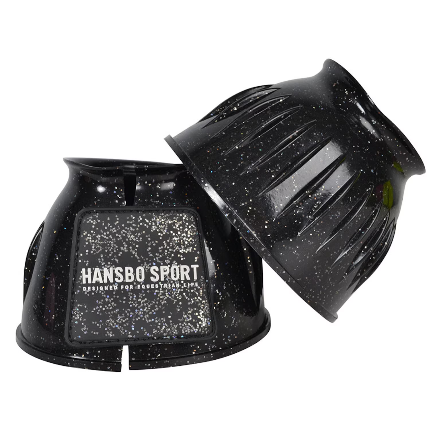 Boots glitter svart